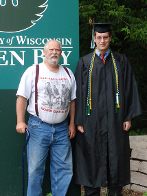 Jeremiah Barker and dad Don