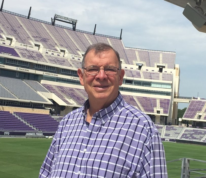 Jim at the stadium